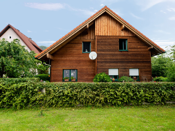 Holzhaus Lärchenholzfassade